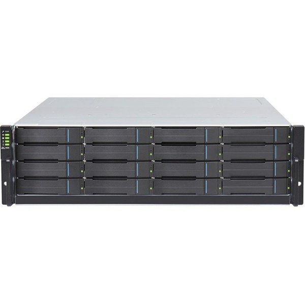 Infortrend Eonstor Gs 3000 Unified Storage, 3U/16 Bay, Redundant Controllers, 4 GS3016R0C0F0F-RJ45